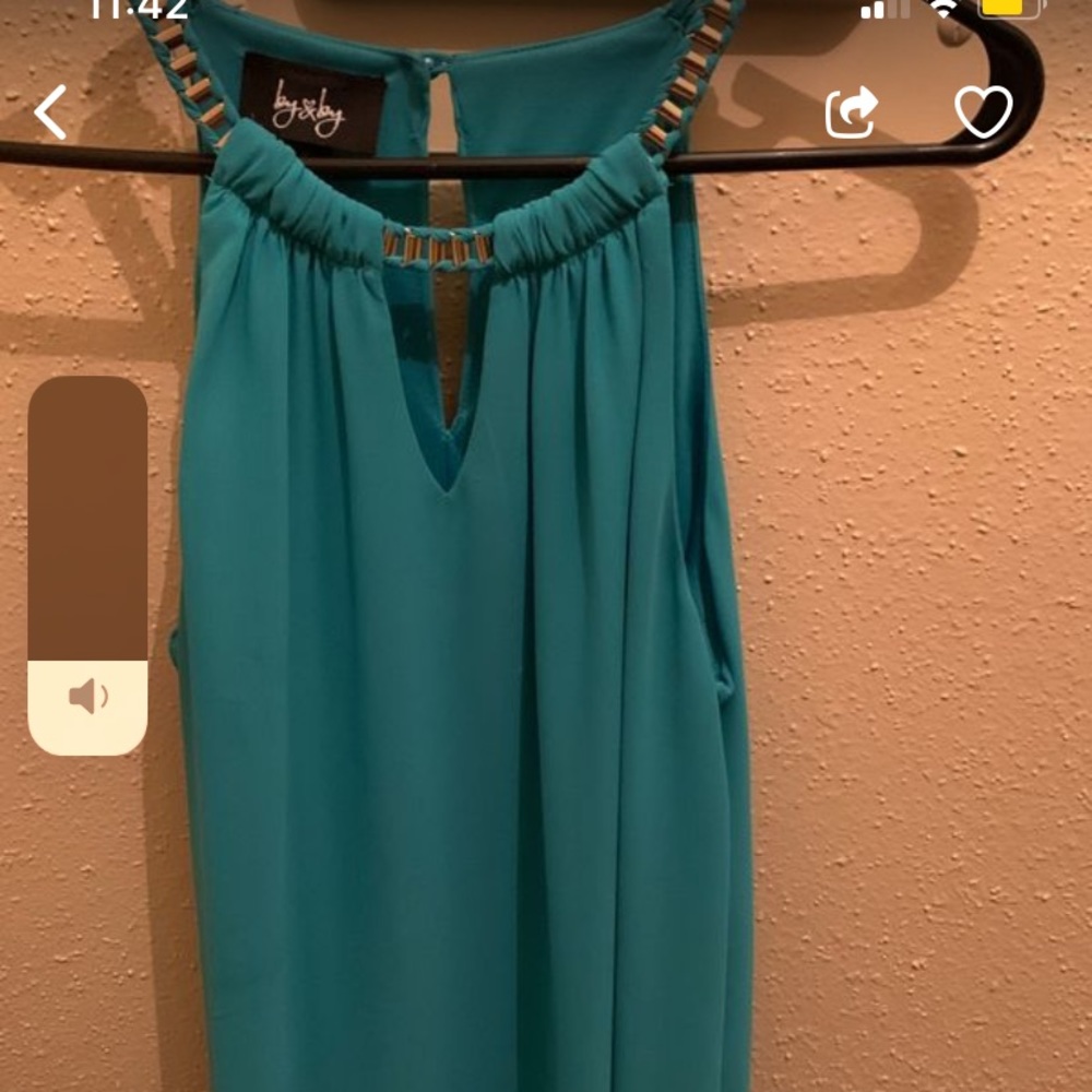 Teal dress